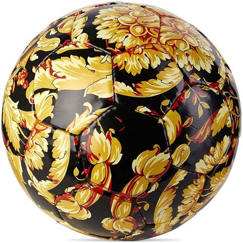 versace football ball|Versace Barocco Soccer Ball 'Black/Gold' .